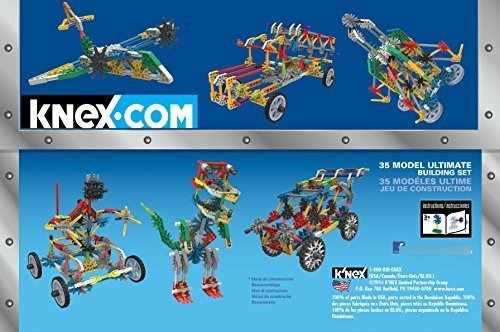 Knex - Juego De Construcción De 35 Modelos - 480 Piezas