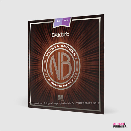Encordado Guitarra Acustica Nickel Bronze Daddario Nb1152 11