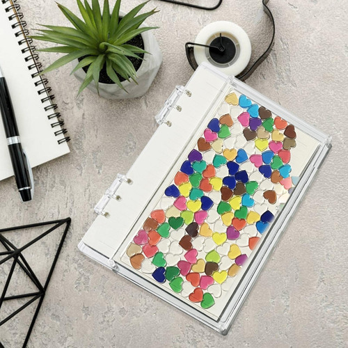 Cuaderno De Hojas Sueltas, Papelería Creativa Para Corazón