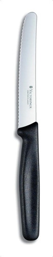 Cuchillo Victorinox Para Tomates Dentado 11cm Nylon Negro