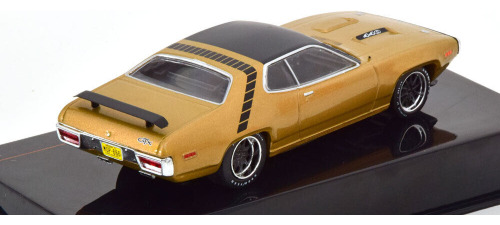 Plymouth Gtx Runner 1971 Diecast A Escala 1:43 Ixo Marrón