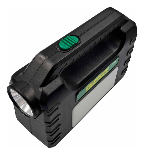 Kit Sistema De Iluminación Con Panel Solar 3w De 3 Focos Negro