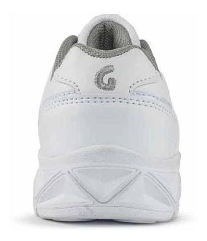 Imagen 5 de 8 de Tenis Colegiales Gomyschool C New Blanco Unisex Los Gomosos