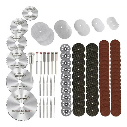 99 Kit Discos Corte Sierra Hss Para Dremel Mototool Taladro