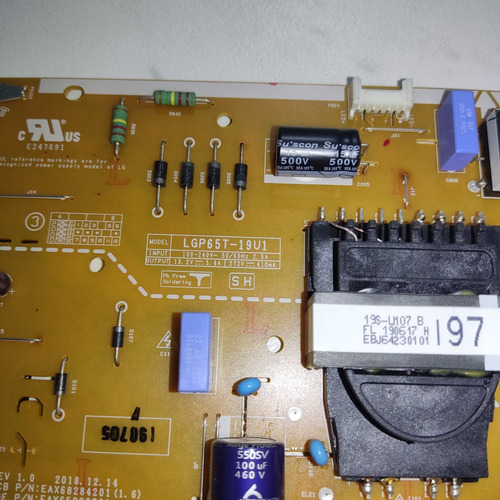 Tarjeta Fuente Lg 65um7300aue (Usado)