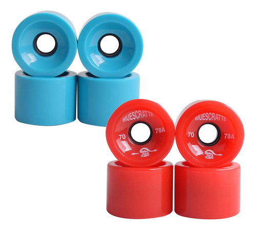 8x 8 Piezas Ruedas De Monopatín Duraderas Reemplazo De