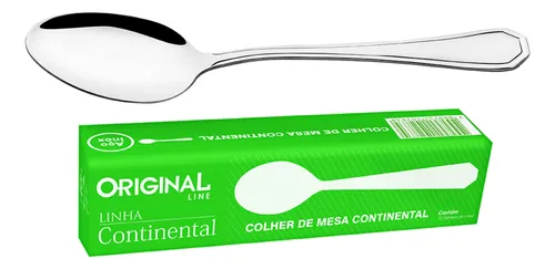 comprar Jogo 24 Colher de Sopa Mesa Inox Continental Premium SL0303