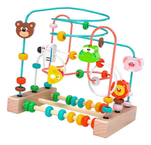 Bead Maze Juguete Colorido Montaña Rusa Matemáticas Animal