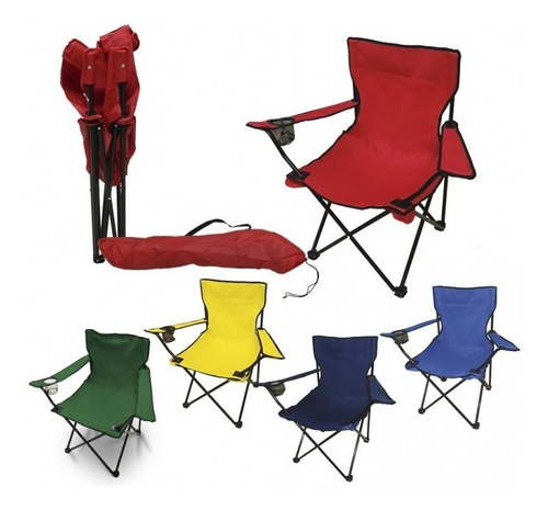 Silla Plegable Estuche Transporte X 3 Unidades Envio Gratis