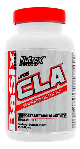 Lipo 6 Cla 1000mg Nutrex 45 Caps Ácido Linoleico Original