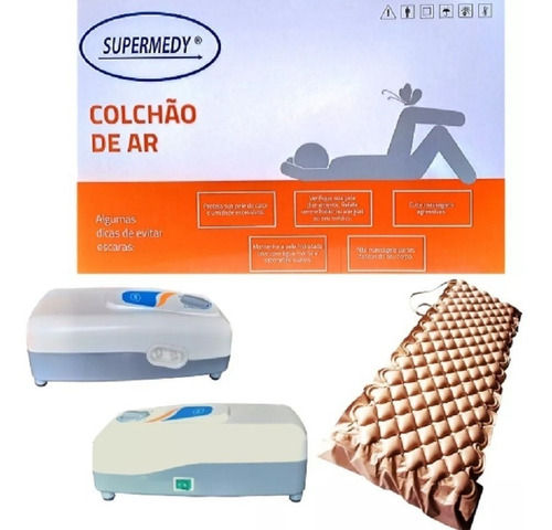 Imagem 4 de 4 de Colchão Pneumático Hospitalar Anti Escaras 110v Supermedy