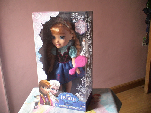 Muñeca Frozen Anna Con Olaf