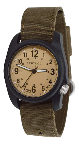 Bertucci Dx3 - Reloj De Campo Para Hombre, Correa De Lona B.