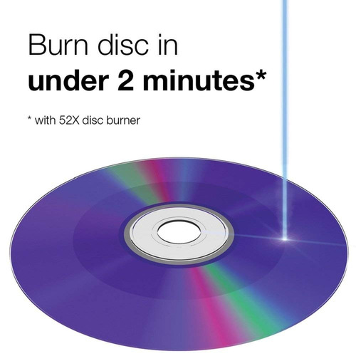 Verbatim Cd-r De 700 Mb 52x Datalifeplus Blanca De Inyección