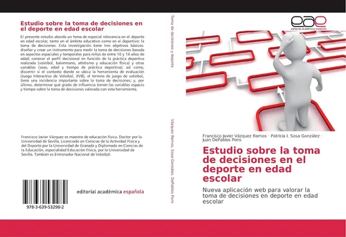 comprar Libro: Estudio Sobre La Toma De Decisiones En El Deporte En