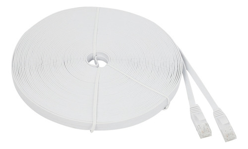 Cabo Ethernet Cat 6 De 100 Pés (30 Metros) Plano, Fino, Long