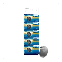 Comprar Pack De 5 Pilas De Litio Philips Cr2032 3v Energía Duradera Para Dispositivos Electrónicos Compatibles Con Motherboards, Controles Remotos, Relojes Y Más Larga Vida Útil Y Sin Mercurio Otec