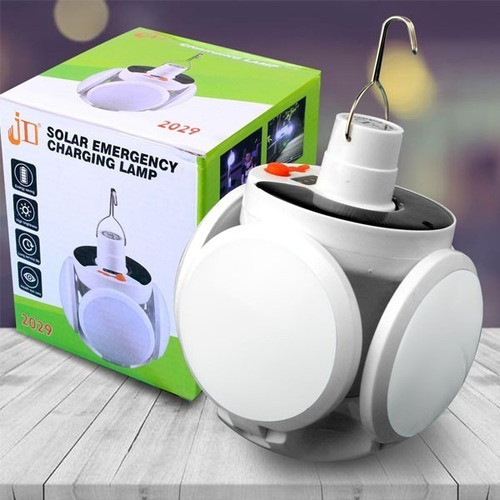Lampara Solar De Emergencia Bombilla Redonda Led