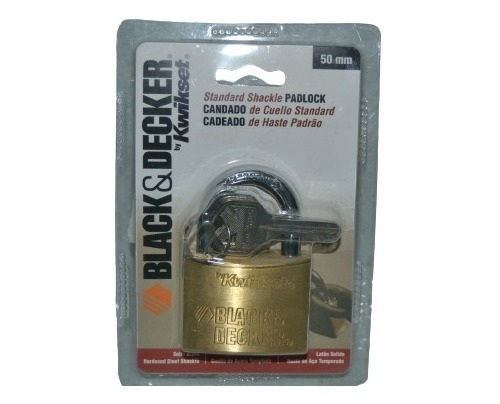 Candado Cuello Estandar Black & Decker 50mm