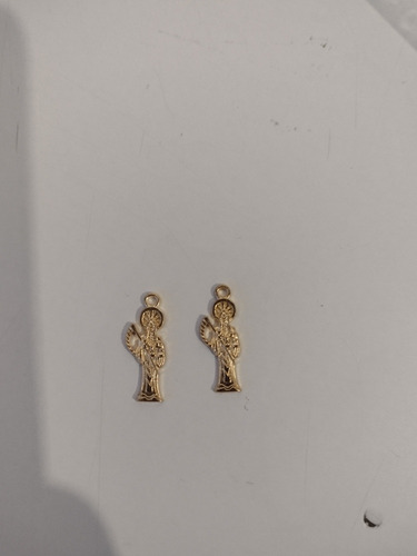 Imagen 3 de 3 de Santa Muerte Dije Metalico 50pzas 2.5 Cms Calidad Bisuteria