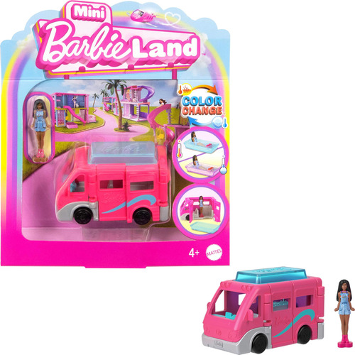 Barbie Mini Barbieland Vehículo Para Muñecas Camper De Los