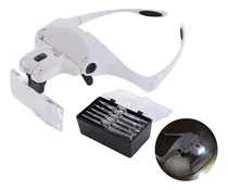 Comprar Lente Lupa De Cabeza Con 2 Luz Led Reparaciones 