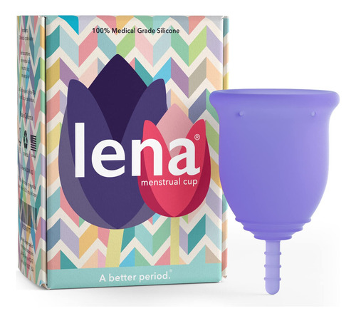 Copo Menstrual Lena Cup Reutilizável Roxo Grande