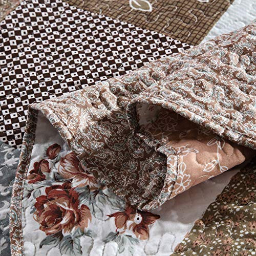 Juego De Cama Individual Microfibra Reversible Estilo Floral