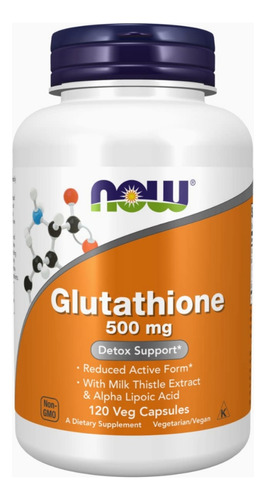 Glutatione 500 Mg 120 Cápsulas Now