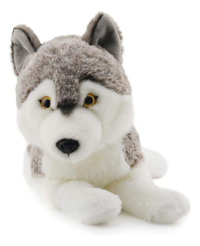 Peluche De Lobo Siberiano Realista  Peluche   Pulgadas ...