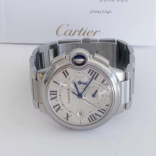 Cartier Ballon Bleu Chronograph Xl 44mm Completo Impecável