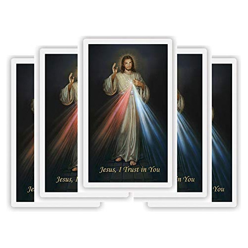 Tarjeta De Divina Misericordia Jesús, Ti Confío Imp...