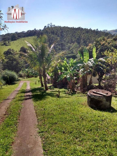 Linda Chácara Com Pomar, Arborizada, Casa Ampla Com 02 Dormitórios À Venda, 4000 M² Por R$ 460.000 - Socorro/sp - Ch0660