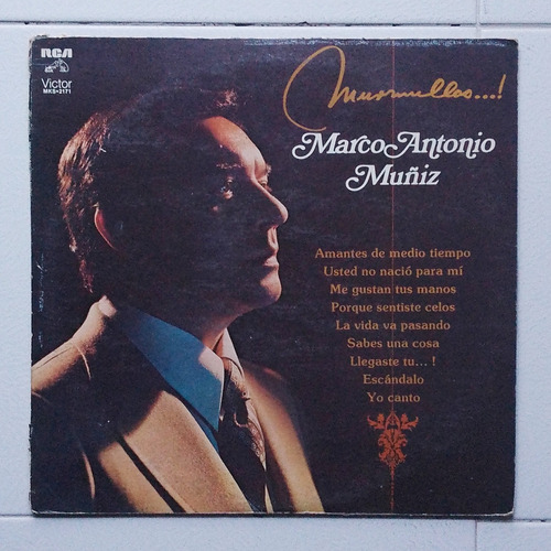 Marco Antonio Muñiz Lp Murmullos Rca Victor 1979