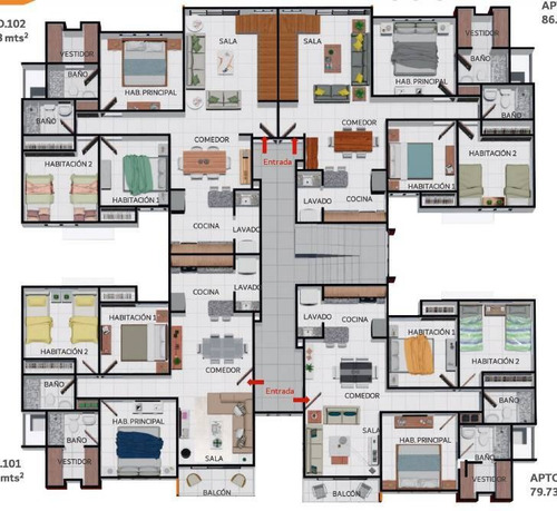 Imagen 6 de 7 de Apartamento Lujoso