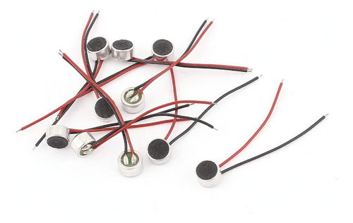 Mini Electret Micrófono Condensador Uxcell, 10 Units,...