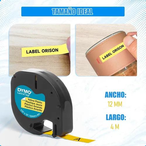 Repuesto Etiquetas Dymo Cinta Para Rotuladora Pack 2 Rollos