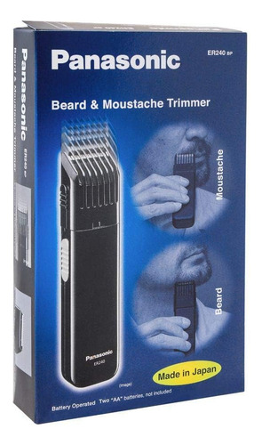 Recortadora De Barba Y Bigote Panasonic Er240b Para Hombre