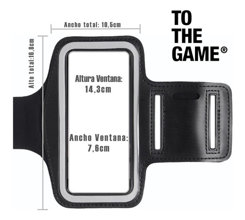 Imagen 4 de 8 de Brazalete Deportivo Correr Running Porta Celular Neoprene