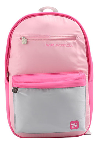 Wbr mochila 17 espalda -palermo- fucsia-rosa Wabro