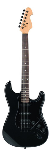 Guitarra Strato Michael Power Gm237 Mba Kit Com Acessórios Cor Preto C/ Escudo Preto Mba Orientação Da Mão Destro