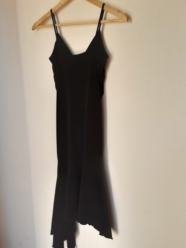 Imagen 7 de 8 de Vestido Ajustado De Lycra Color Negro, Talla S