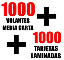 Comprar 1000 Volantes Publicitarios 1\u002F2 Carta Frentecolor, Vta Negro
