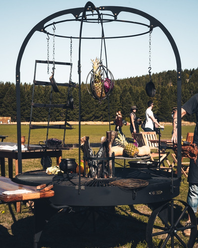 Fogonero Asador Parrillon Lacar Kutral 1,5mts De Diámetro