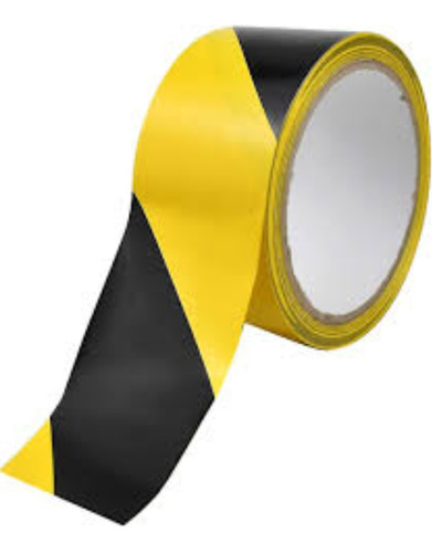 Cinta Peligro Delimitadora Amarilla-negra  Adhes 20mts X 5cm