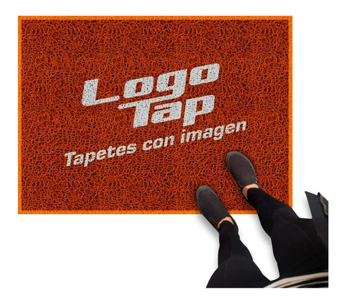 Tapete Entrada Personalizado Con Logotipo Diseño 1 X .70 Cm