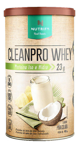 Cleanpro Whey 450g - Nutrify Sabor Pina Colada
