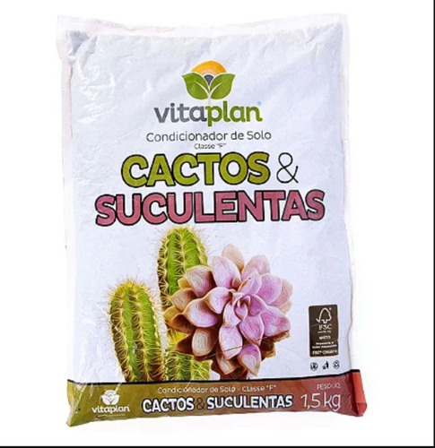 Sustrato Cactus Y Suculentas Vitaplan 1,5kg