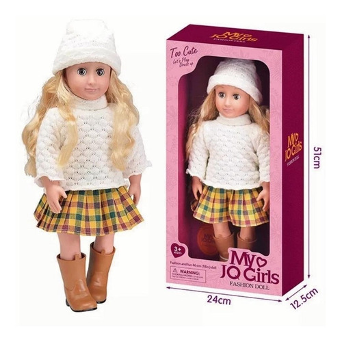 Imagen 1 de 5 de My Jq Girls Muñeca Fashion 45cm 18 PuLG American Our Generat