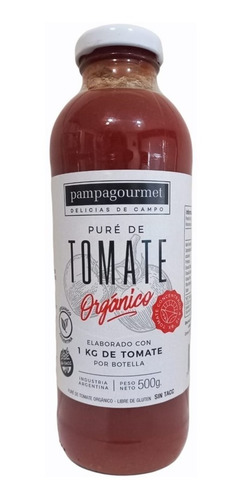 Pampa Gourmet Pure De Tomate Organico X 500grs
